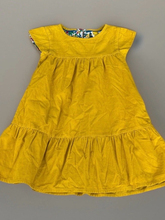 Mini Boden Other - Mini Boden Wale Cord Dress Girls 5/6 Boho Lined Pockets